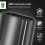 Homcom HOMCOM 2 x 30L Double Kitchen Bin, Pedal Bin with Soft-Close Lid, Black 4