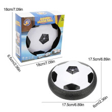 Floating Soccer Ball Disk Air Indoor Hover Football Indoor Outdoor Foam Bumper Rechargeable Attractive Light Fun Air Power