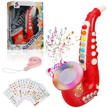 Toy Saxophone Toy Trumpet Clarinet Toy Saxaboom Kids Instruments With Light&Music Early Education Toy