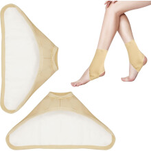 2Pcs Organic Castor Oil Pack Wrap for Feet, Castor Pack Castor Oil Foot Wrap, Reusable Castor Oil Wrap with Hook&Loop