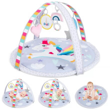 Baby Play Mat 7-in-1 Tummy Time Infant Toddler Activit