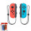 (Red Blue) Switch Game Console Bluetooth Left Right Handle Hand Rope Abs Multifunction 1