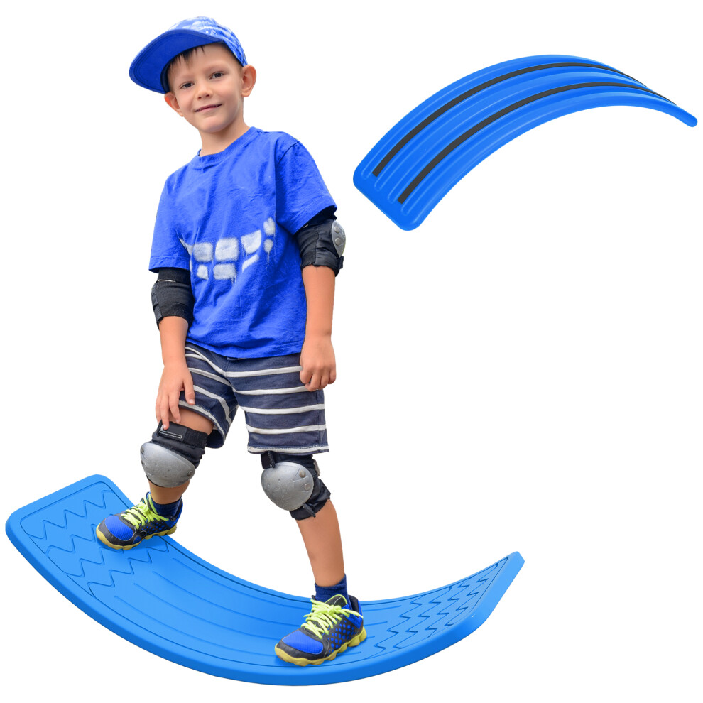 ZONEKIZ Balance Board, Kids Wobble Board For 3-6 Years, Dark Blue