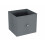 URBN Living (1, LIght Grey) Foldable Woven Fabric Storage Cube Box Drawer Insert Basket with Handle 4