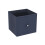 URBN Living (1, Navy Blue) Foldable Woven Fabric Storage Cube Box Drawer Insert Basket with Handle 3