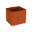 URBN Living (1, Orange) Foldable Woven Fabric Storage Cube Box Drawer Insert Basket with Handle 4