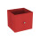 URBN Living (1, Red) Foldable Woven Fabric Storage Cube Box Drawer Insert Basket with Handle 4
