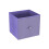URBN Living (1, Lilac) Foldable Woven Fabric Storage Cube Box Drawer Insert Basket with Handle 4