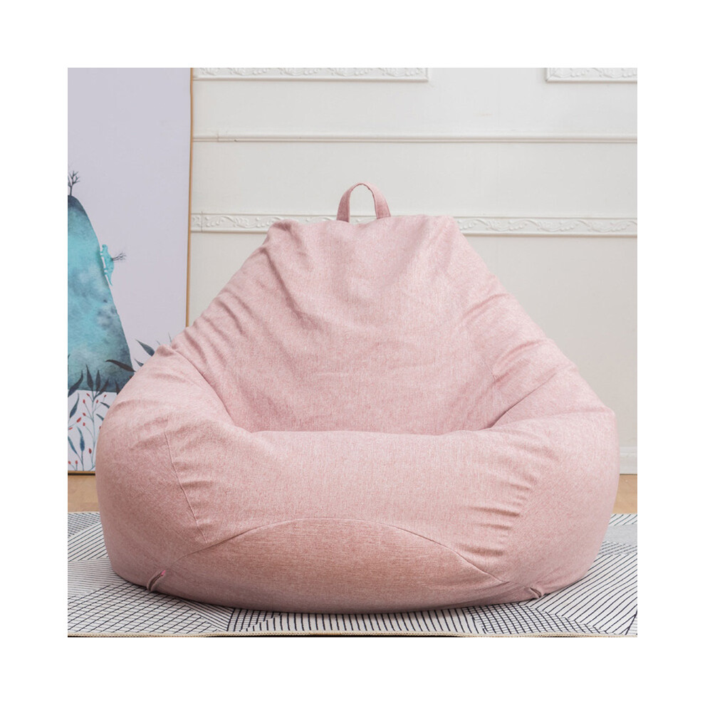(Pink) Brand new oversized bean bag chair sofa cover indoor lazy lounge chair
