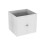 URBN Living (1, White) Foldable Woven Fabric Storage Cube Box Drawer Insert Basket with Handle 4
