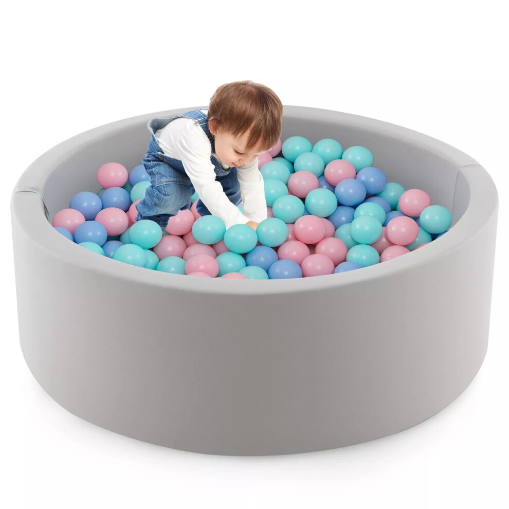 Toddlers Foam Ball Pit 90x30cm Soft Round Ball Kiddie Baby Playpen