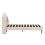 (Beige, 90*190cm) Upholstered bed, with Slatted Frame and Headboard 5