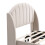 (Beige, 90*190cm) Upholstered bed, with Slatted Frame and Headboard 6