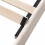 (Beige, 90*190cm) Upholstered bed, with Slatted Frame and Headboard 7