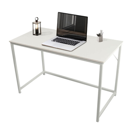House of Home Computer Desk White Laptop Desk Perfect for Home or Office