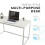 House of Home Computer Desk White Laptop Desk Perfect for Home or Office 3