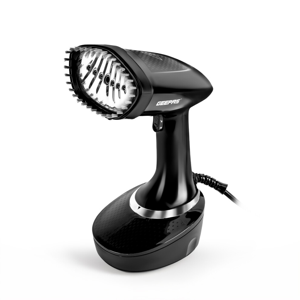 Geepas Handheld Garment Steamer, 1500W Vertical Steaming, 400Ml Tank