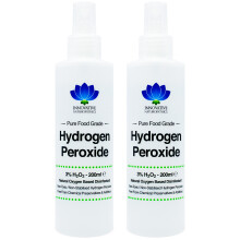 Food Grade Hydrogen Peroxide 3% - 200ml Spray - Pack of 2