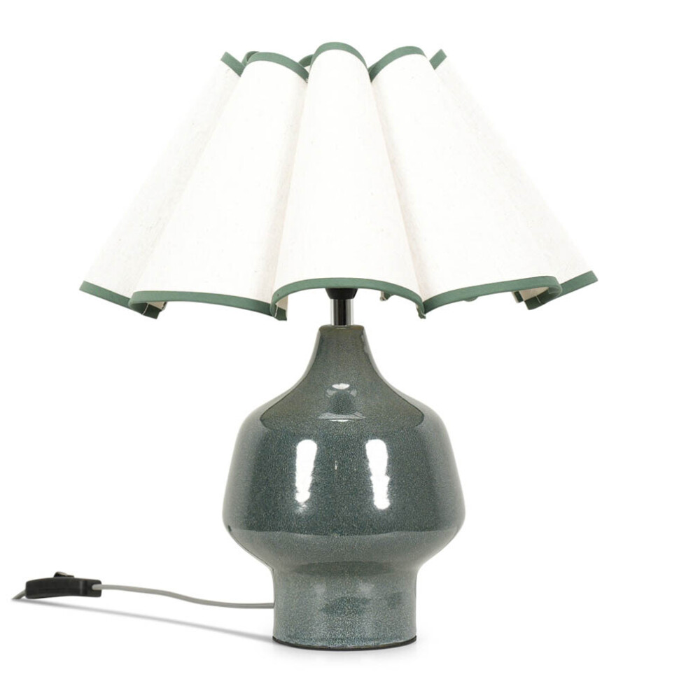 Jamie Green Glazed Ceramic Table Lamp