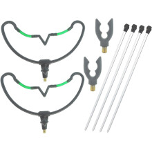 Hunter Pro 8pc Bank Stick &amp; Adjustable Rod Rest Set