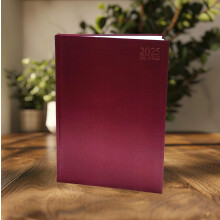 Red 2026 A4 Diary Planner Day A Page Organiser Year Planner