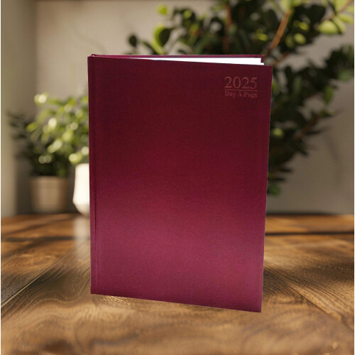 Red 2026 A4 Diary Planner Day A Page Organiser Year Planner