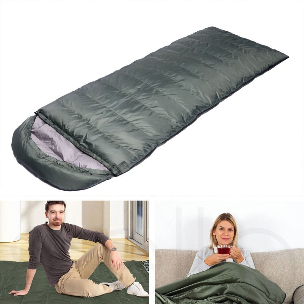 Winter Autumn Duck Down Sleeping Bag 400g-2000g Tent Sack Cold Weather-Blue-1800g-image-OPC-PF2XBNW-NEW