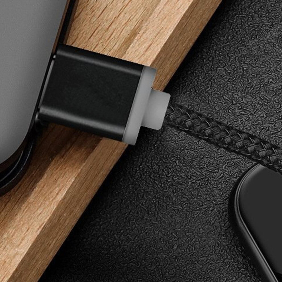 Fx Powabud Braided Usb Data Cable For Phone 6 And Pad Sync & Charge - Space Grey 5055543260850