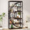 Tribesigns Tribesigns Bookshelf, Industrial 5-Tier Etagere Bookcase 1
