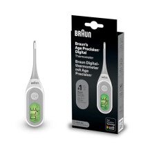 Age Precision Digital thermometer | For Accurate Temperate Measurement | Stick for Multi-Site Usage, Orally, Rectally or Underarm | Suitable for