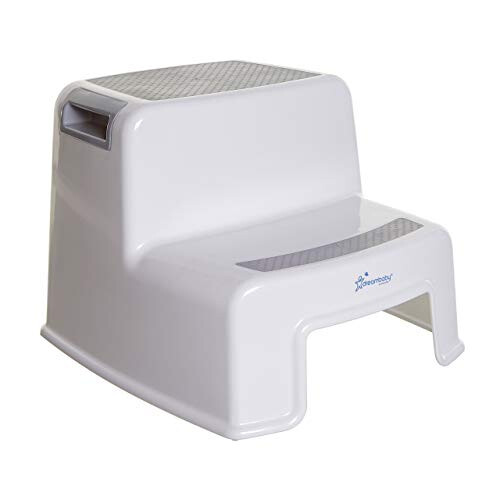 2-UP Step Stool - Toddlers Stool - Slip Resistant - Grey - Model G687