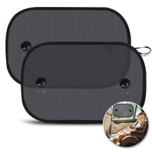 Car Sun Shade, Car Window Shades for Baby, Car Side Windscreen Window Sunshades, 2 Pack Universal Baby Window Shade, Blocking Harmful UV Rays Sun