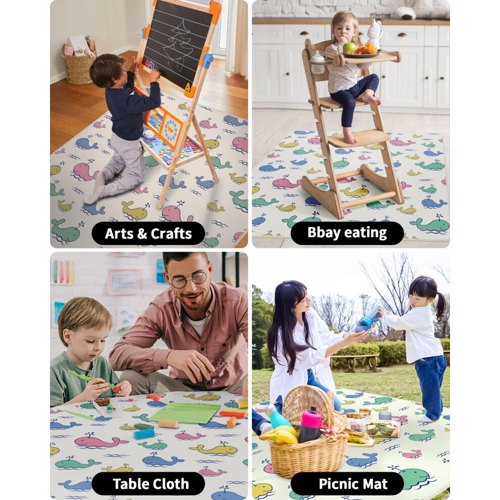 Splash Mat Under High Chair Food Catcher Food Catcher For High