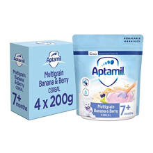 Multigrain Banana & Berry Porridge Baby Food Cereal, 7+ Months, 200g (Pack of 4)