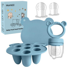 Baby Fruit Feeder Pacifier - Convenient Baby Food Feeder Set, Easy Self-Feeding Journey with Baby Food Dummy Feeder, Baby Food Freezer Trays Included?