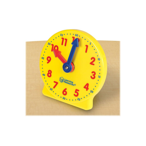 Learning Resources LER3675 Big Time Mini Clock Smart Pack for Individual Maths Learning in Classrooms, Ages 5+, Lemon 2