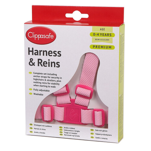 Clippasafe Harness Easy Wash (Pink)