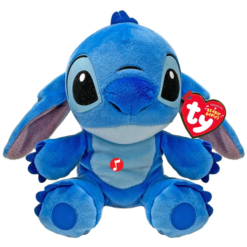 Disney Beanies Stitch Plush Toy - Soft Teddy For Kids And Babies - Cuddly Collectible Stuffed Animal