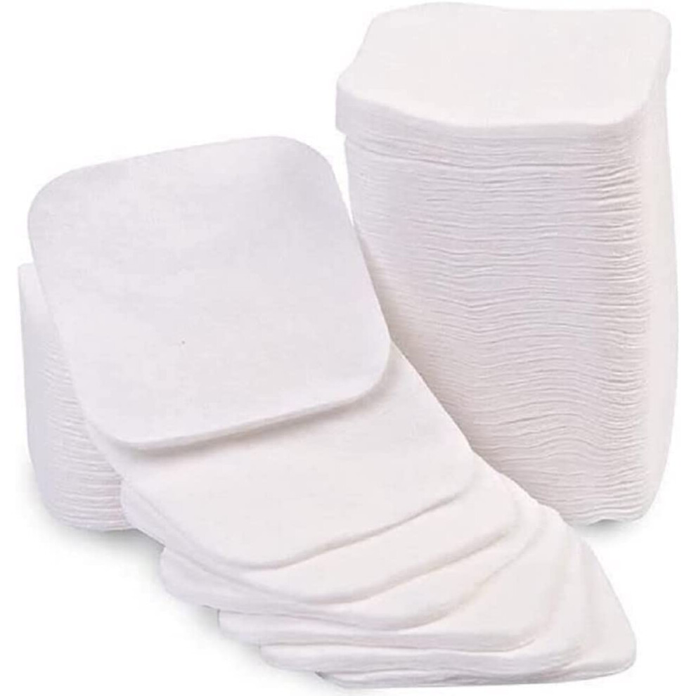 Karrma Ltd. White Karrma 100% Pure Cotton Pad120 Square Facial Cotton Wool Pads, Large, Suitable For Everyday Use