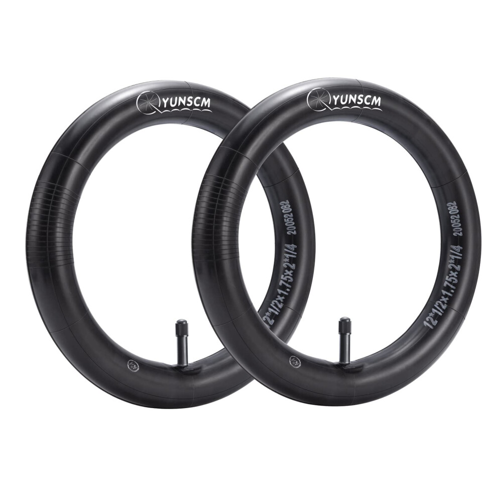 Photos - Bike Inner Tube 2-Pack 12" Kid Bike Tubes 12 ½x1.75x2 ¼ AV32mm Schrader Valve 12" Bicycle Tyre Tubes Compatible With 12.5x1.75 12.5x1.95 1