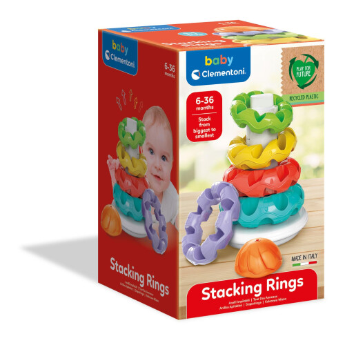 Clementoni 17103 "Stacking Rings" Toy 1