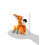 Aurora World World Gruffalo Fox 7 inch, Orange, White and Grey, Medium 4