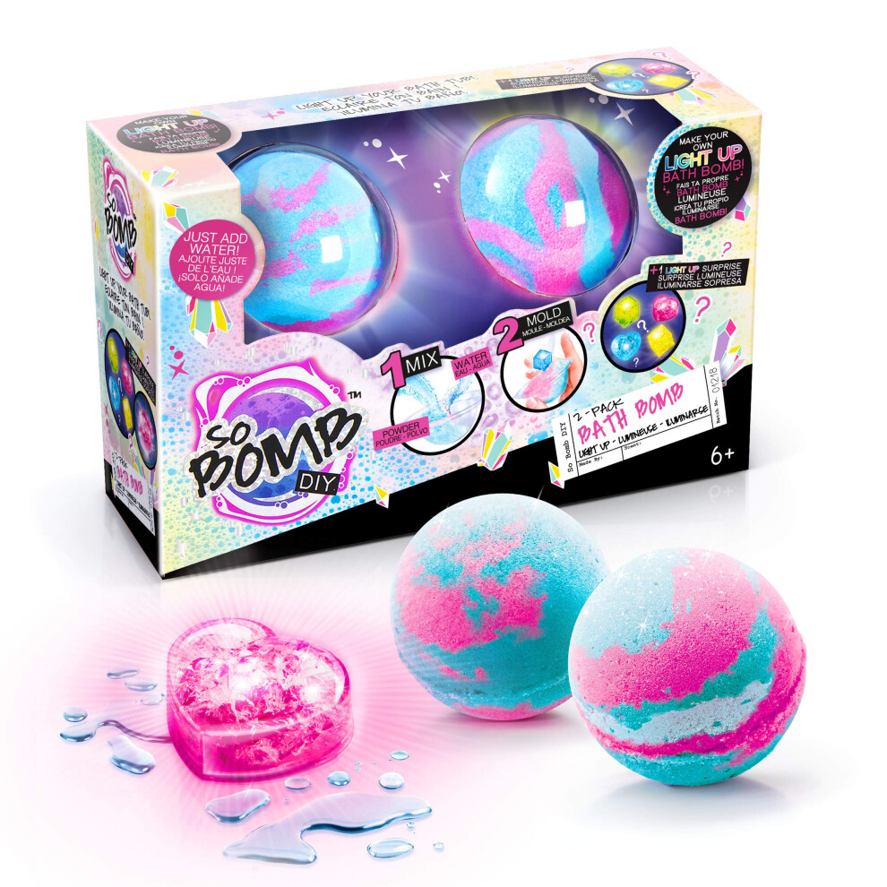 So Bomb Light Up Bath Bomb 2 Pack - Assorted