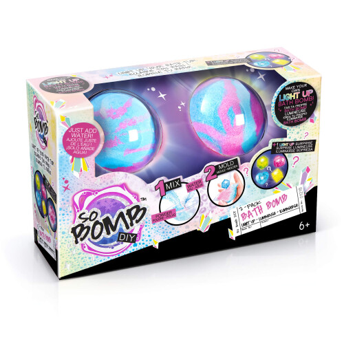 So Bomb Light Up Bath Bomb 2 Pack - Assorted 1