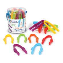 Learning Resources Easy-Grip Tweezers, Educational Toys for Ages 2+, Teacher Supplies