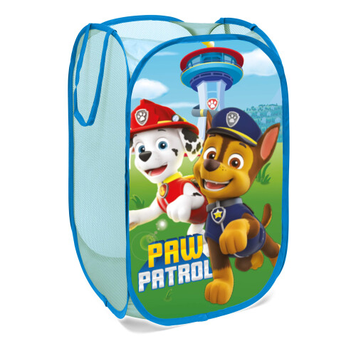 Paw Patrol Superdiver Children's Foldable Cloth Basket with Handles Paw Patrol I Organizer Cube for clothes and toys (23x14x14 inches) I Container I