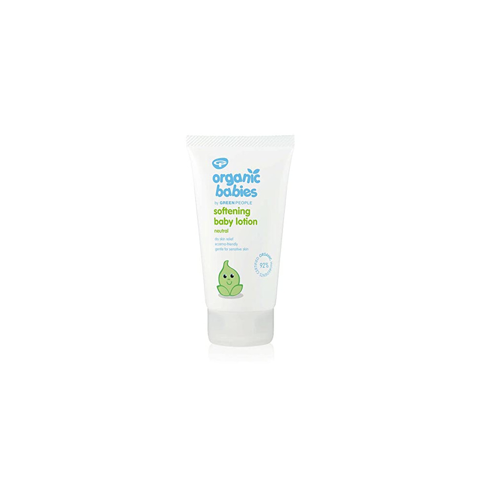 Organic Babies Softening Baby Lotion 150ml | Natural & Organic Face & Body Moisturiser for Babies | Scent Free, Eczema-Friendly & Gentle on Sensitive