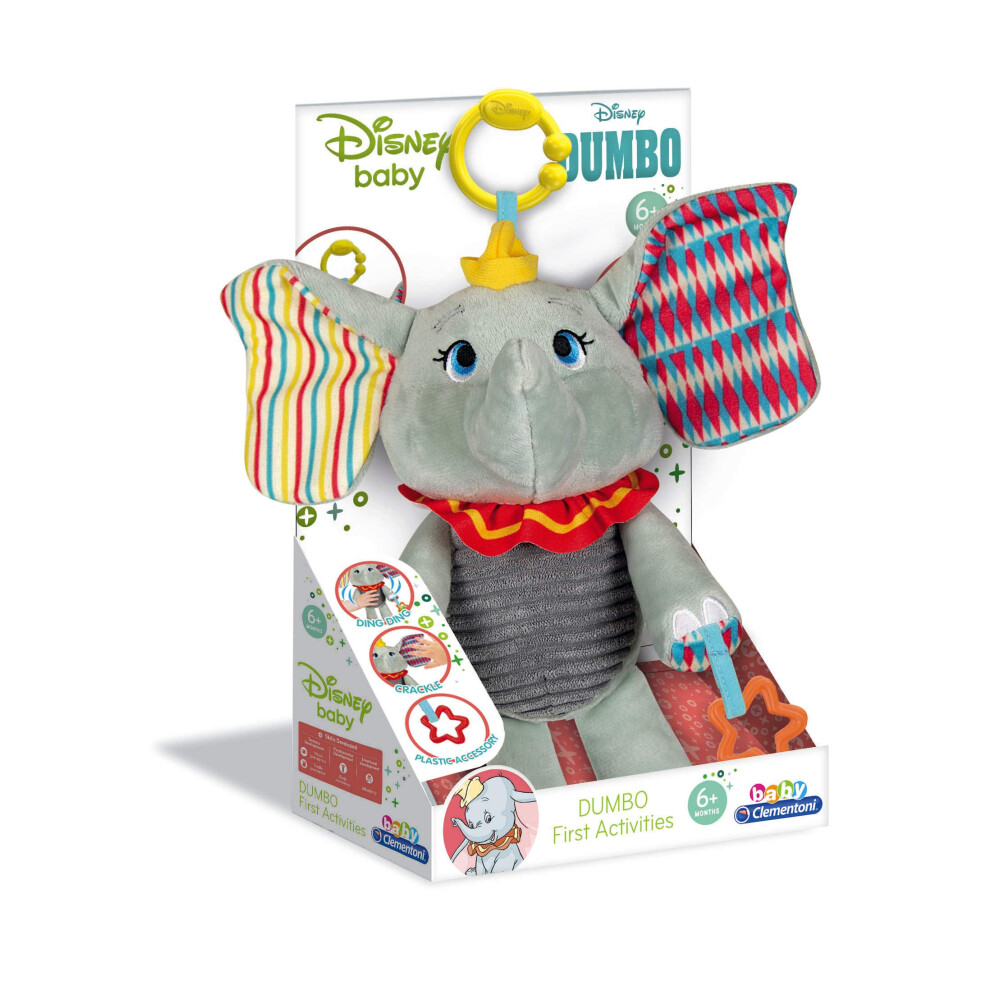 New Clementoni 17297 Disney Dumbo Activity Plush