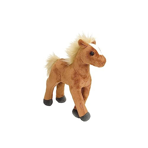 13595 Standing Brown Foal Cuddlekins Mini, 20 cm