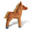 13595 Standing Brown Foal Cuddlekins Mini, 20 cm 5